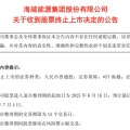 禽兽为邻600387，即将退市，又被证监会立案